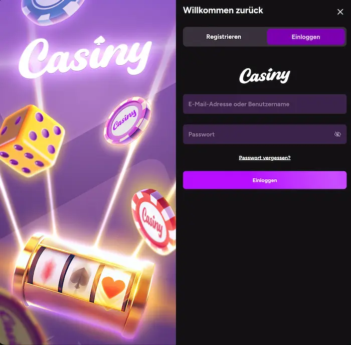 Casiny Casino login